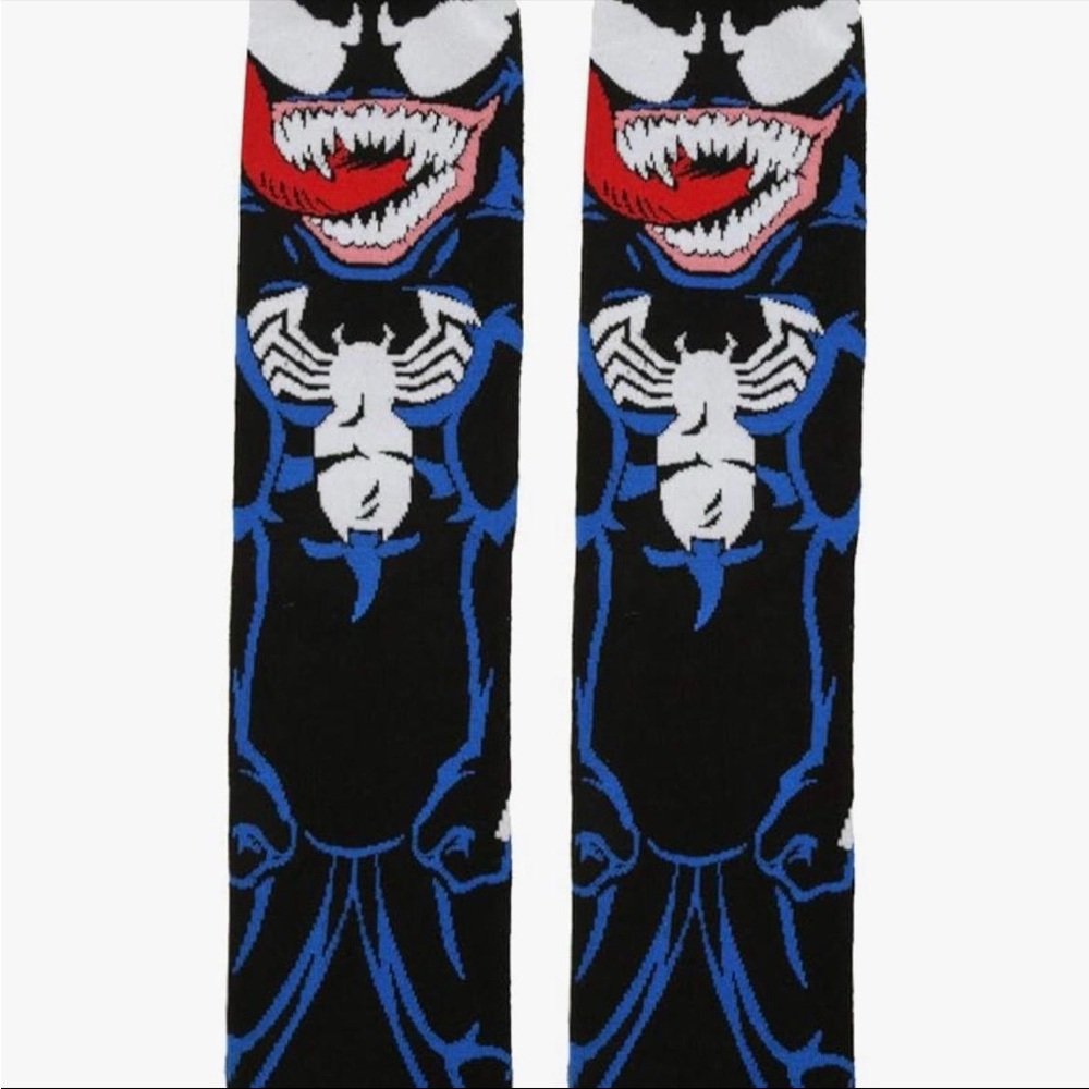 Unisex Super hero Venom Crew Socks, One Size